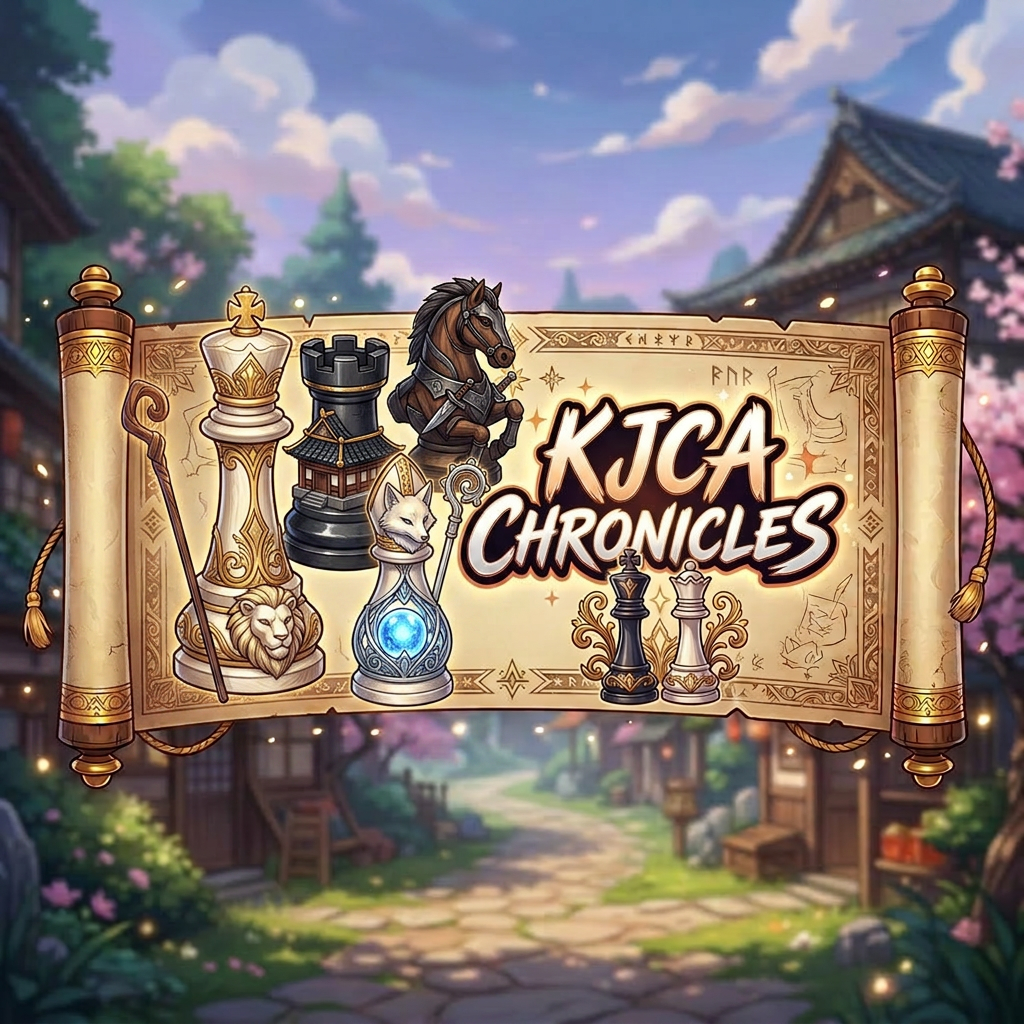 Fantasy-themed anime banner with characters and blog title The Anime Chronicles