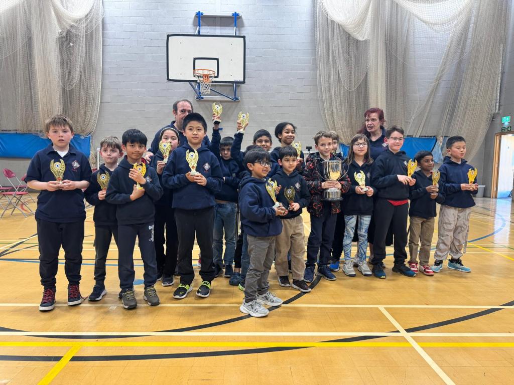 The Kent team, 2026 under-9 National Champions